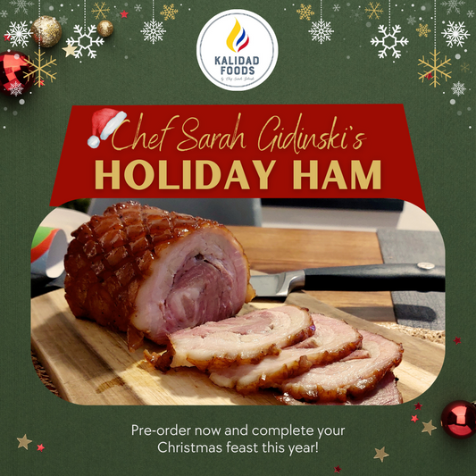 Pineapple Glazed Holiday Ham 1kg, incl. Extra Glaze, Kalidad Foods